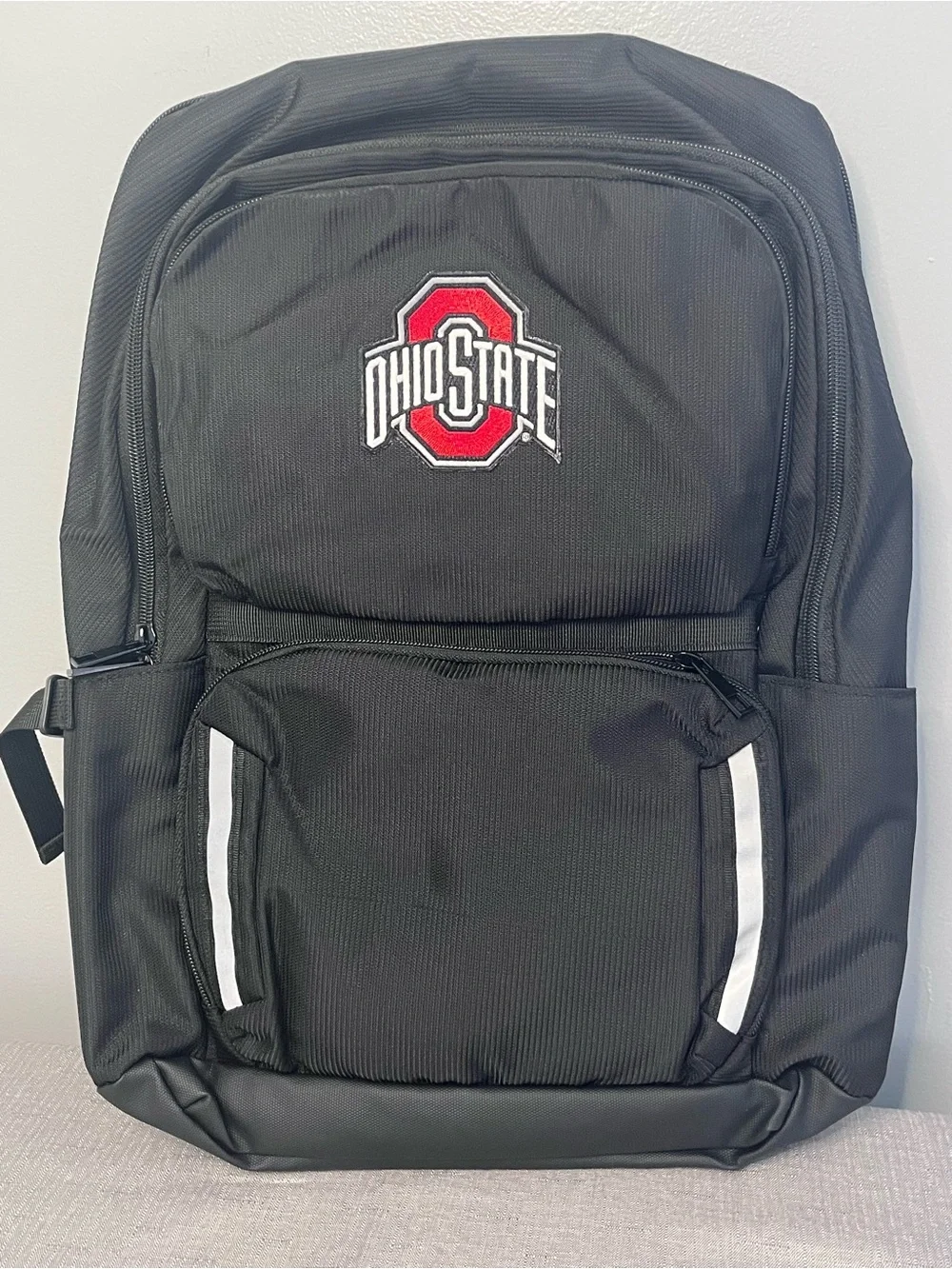 Ohio State Black Backpack with Red Logo